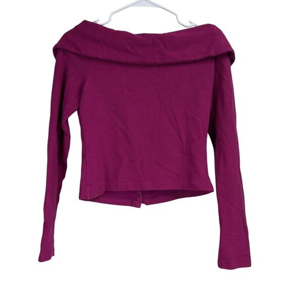 Anthropologie Maeve Button Up Blouse Off the Shoulder Small - Picture 11 of 11